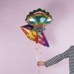 Шар (26''/66 см) Фигура, Морская ракушка, Градиент, 1 шт.