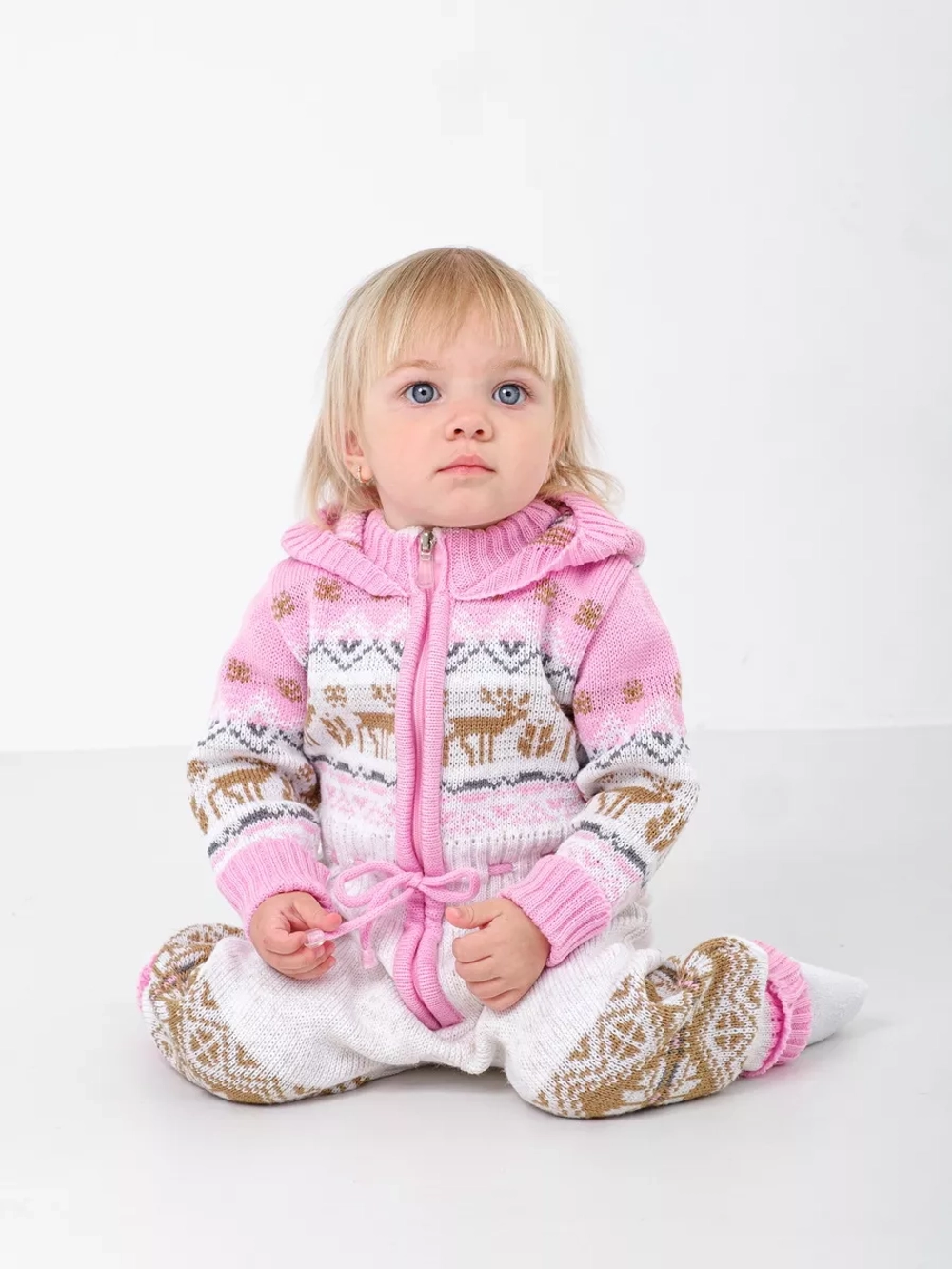 Комбинезон вязаный