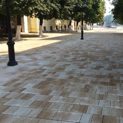 Тротуарная плитка АНТАРА Искусственный камень Степняк, комплект из 6 видов плит