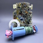 Шток выпуска фигурки для колотушек, с подсветкой