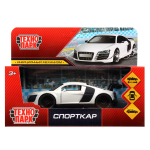 Модель ин. мет. "Спорткар" 12см, двери, багаж., коробка 2210C0141-R1 (Технопарк)