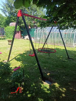 Монтаж уличных качелей Sv Sport