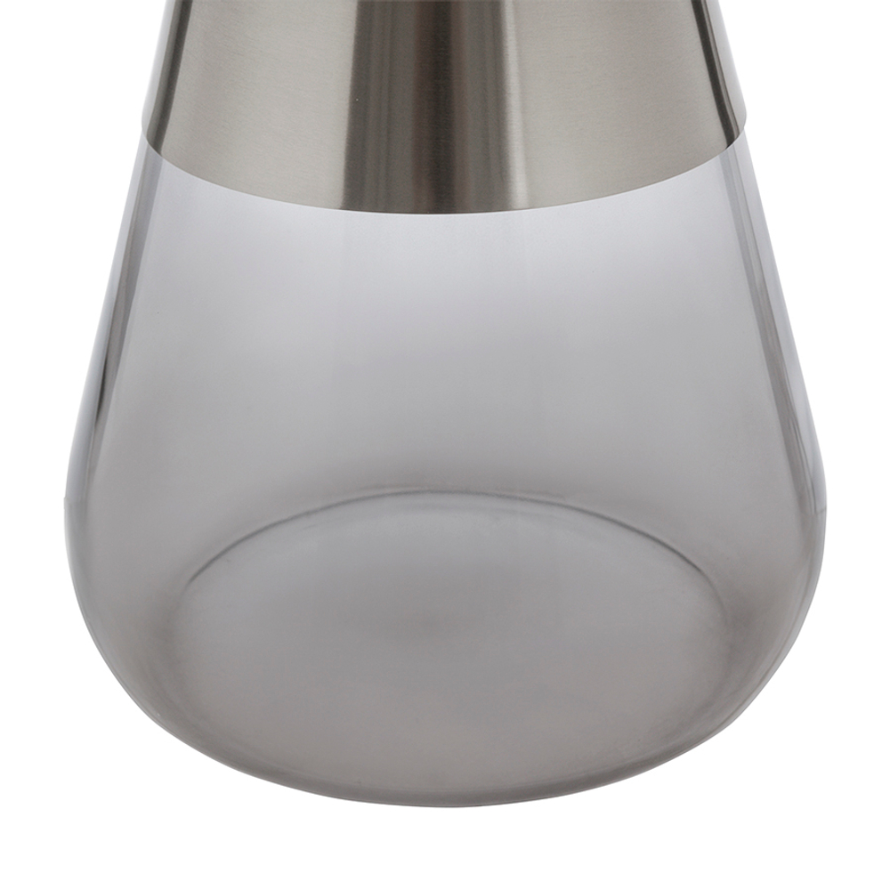 Столик кофейный dahl, D70,5 см, матовый хром/серый