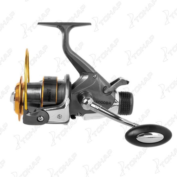 Катушка MIOKI 6000 BR 5+1 подшип + зап.шпуля Helios (HS-KF-M6000-S)