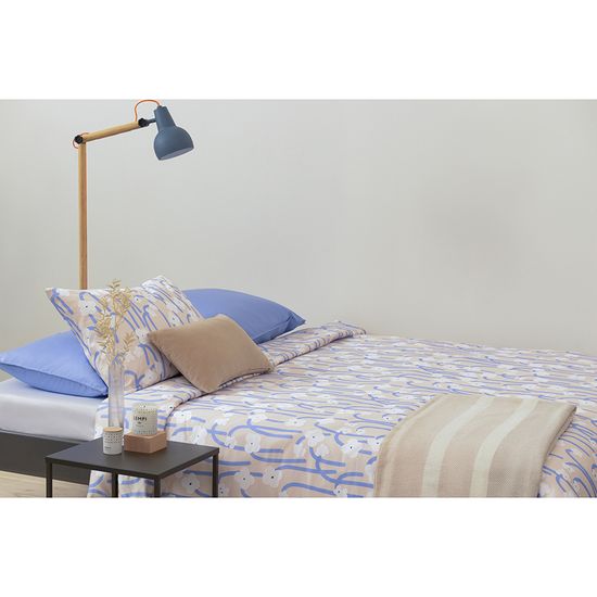 Набор из двух наволочек сиреневого цвета с принтом Полярный цветок из коллекции scandinavian touch, 50х70 см