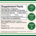Double Wood Supplements - Phosphatidylserine - 120 x 150 mg capsules