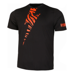 Мужское теннисное поло Hydrogen Tech Tiger T-Shirt Men - Black, Orange