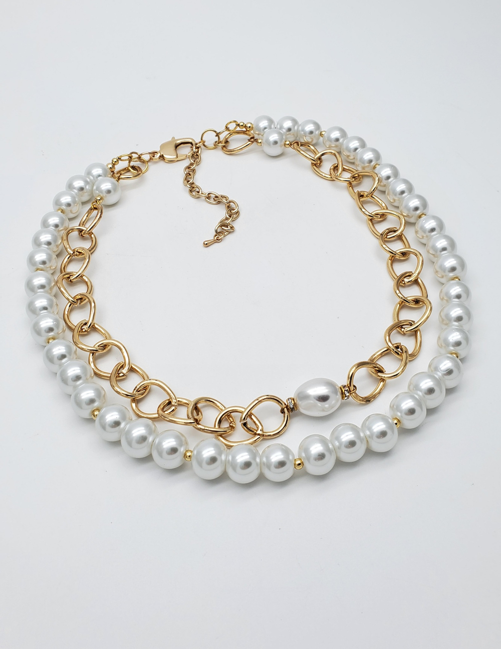 91001090 Колье SELENA PEARLS