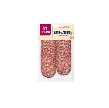 Колбасная нарезка Деликатесная Микоян с/к 80 гр