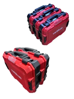 Набор 2в1 аккумуляторного инструмента TIELLIO: УШМ, Гайковерт бесщеточные 2 АКБ LI-ION 6Ач