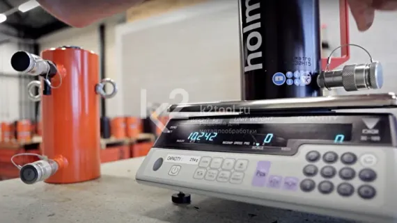 Алюминиевый гидравлический домкрат Holmatro HAC 20 S 15 с пружинным возвратом