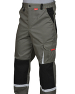 Костюм "СИРИУС-СТАН" куртка, брюки оливковый с черной и красной отделкой