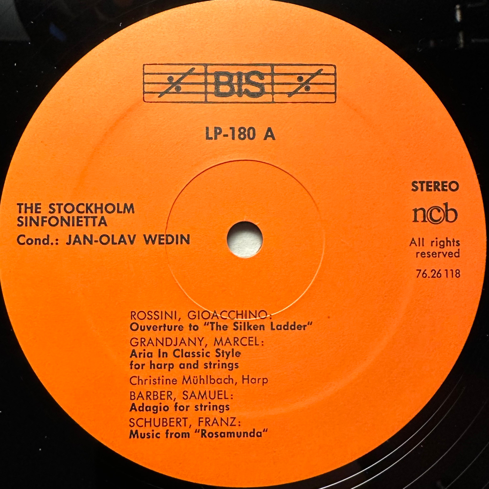 The Stockholm Sinfonietta - Orchestral Favourites (Швеция 1981г.)