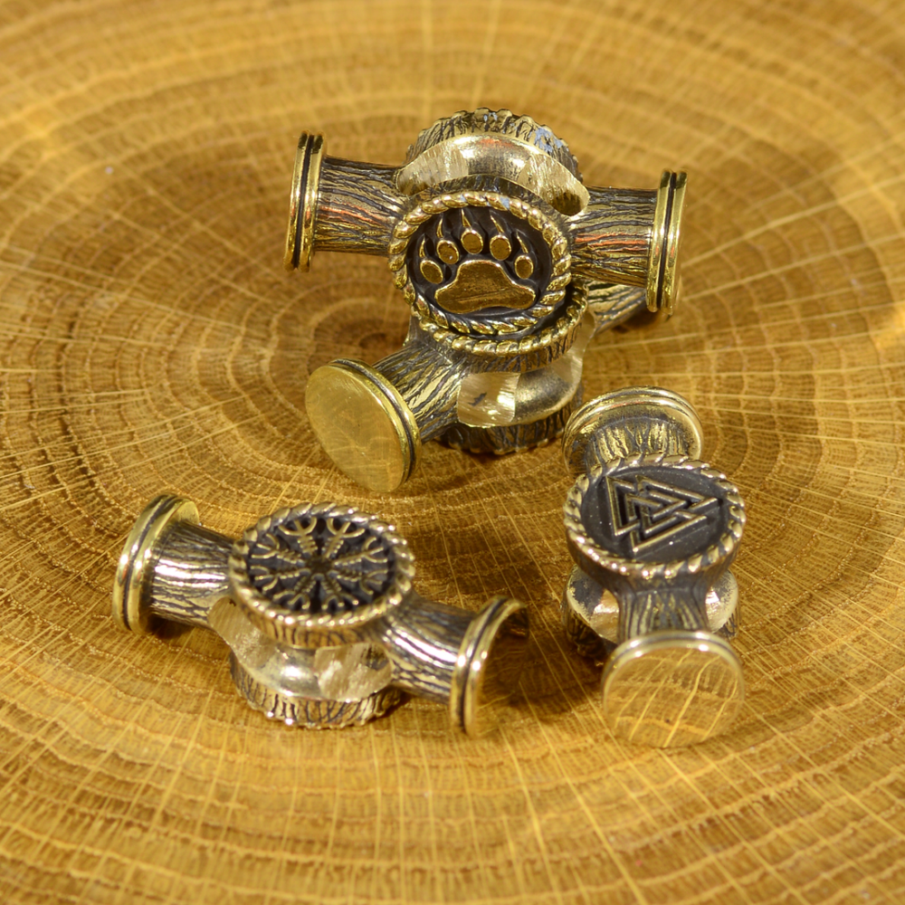 Застежка-клевант «Агисхьяльм» из латуни