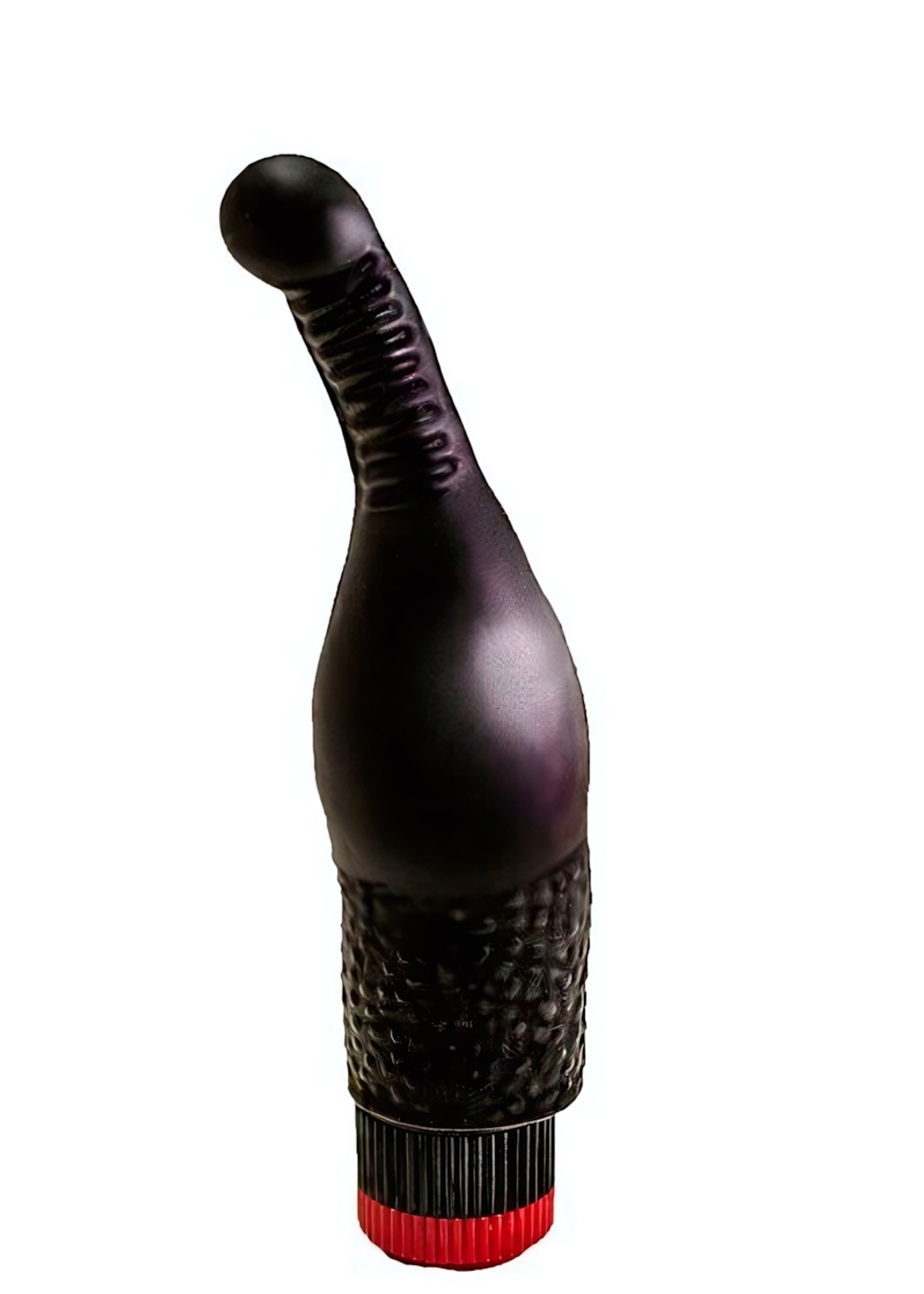 Универсальный черный вибромассажер для простаты и точки G (Цвет: черный)