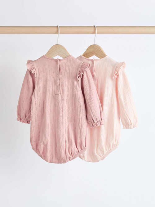 Боди с длинным рукавом для малышей Next Q95-115, Розовый