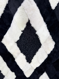 Покрывало меховое ковер из шкуры овчины