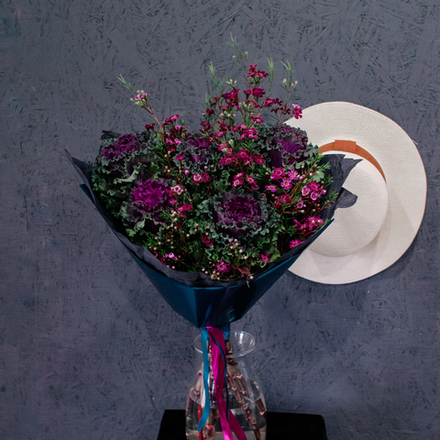 59. Загадочный дерзкий букет с брассикой