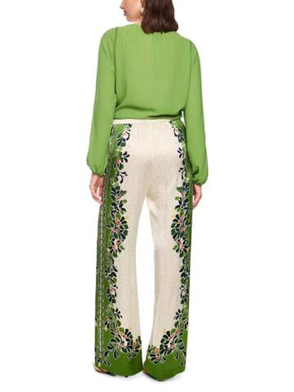 Marc Cain Брюки в пижамном стиле с принтом