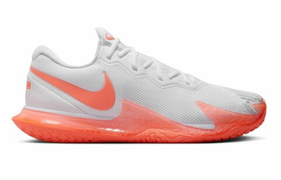 Мужские кроссовки теннисные Nike Zoom Vapor Cage 4 Rafa - white/bright mango/white