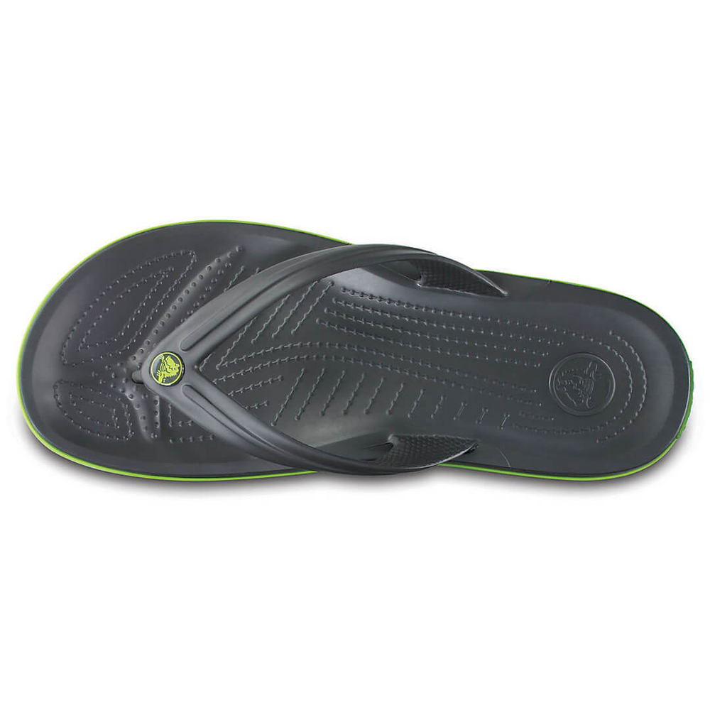 Шлепанцы Crocs Crocband Flip Темно-серые