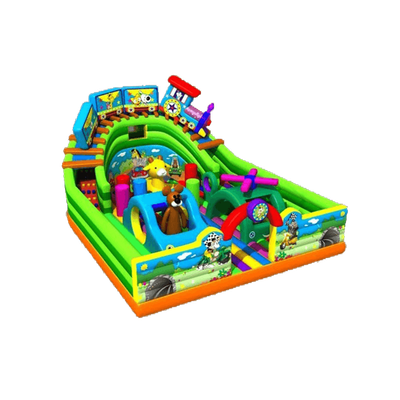 Надувной батут "Паровозик"