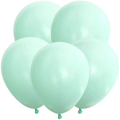 Шар 12" Мятный Макаронс пастель/ Mint Macarons ВС