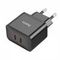 Adapter başlığı Сетевое зарядное устройство 2USB-C HOCO N29 Triumph PD 35W+QC3.0 (черный)