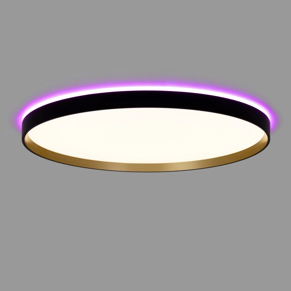 Citilux ETALON CL750501R LED RGB Светильник с пультом Чёрный+Золото