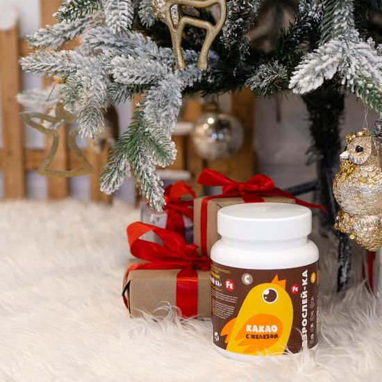 Какао "Взрослей-ка", обогащённый железом и витамином С