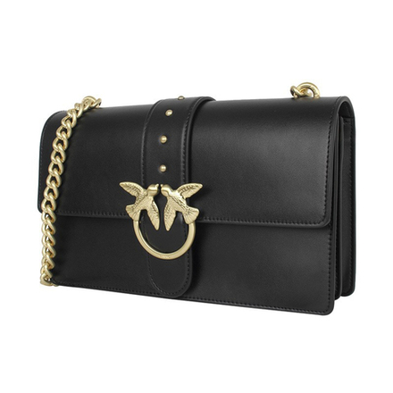 Сумка Pinko Bag Messenger Shoulder Bag Black Gold, 1P21EC-Y5FF-Z99