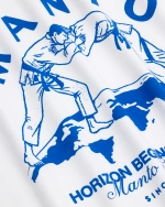 Футболка MANTO HORIZON - белая