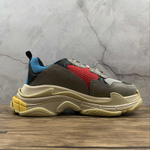 Balenciaga Triple S Grey Red Blue (2018 Reissue)