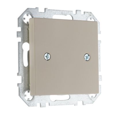 Заглушка для розетки LIREGUS RETRO D-001-01.R/ONC кремовая матовая