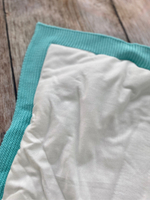 Вязаный комплект на выписку 6 предметов  "Twin" (Од. ут., бант, пин., комбинезон, шапка, нат. компл) (Цвет: Фиолетовый)