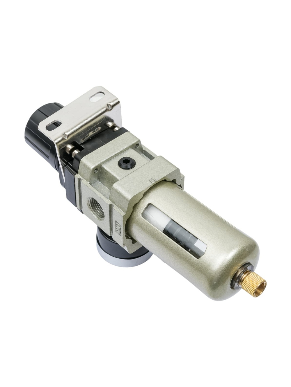 Фильтр-влагоотделитель для компрессора с регулятором давления (3/8; манометр; 1500 л/мин; 10 бар) Gigant GAW3000-03