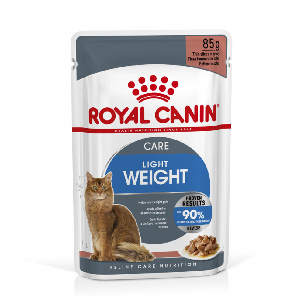 Royal Canin Light Weight Care Лайт вейт кэа Корм влажный для взрослых кошек для контроля набора веса соус 85г
