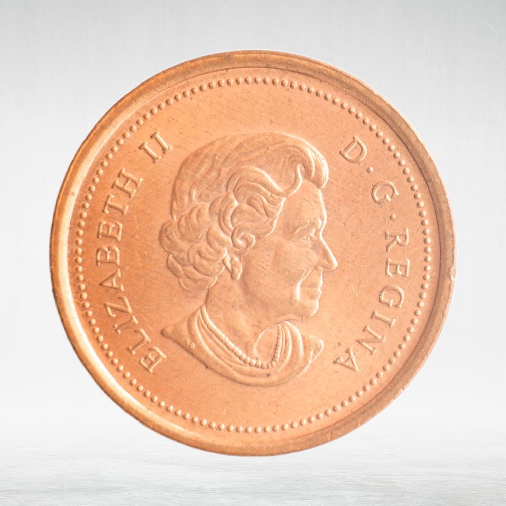 Canada, 1 Cent, 2004 – Elizabeth II (Fourth Portrait), AU