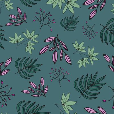 Листья с ветвями