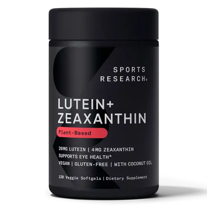 Лютеин и зеаксантин 20 мг, Lutein + Zeaxanthin 20 mg, Sports Research, 120 капсул