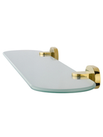 Стеклянная полка для ванной WONZON & WOGHAND FIRST, Глянцевое золото (WW-8427-LG)