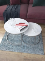 Комплект журнальных столов Акцент - ССБГ - МДФ в ПВХ