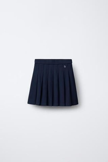 ZARA ЮБКА В СКЛАДКУ, МОРСКОЙ СИНИЙ