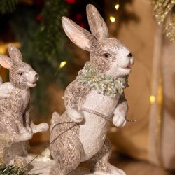 СТАТУЭТКА "КРОЛЬЧИХА С КРОЛЬЧАТАМИ" 24Х8Х16,5 СМ