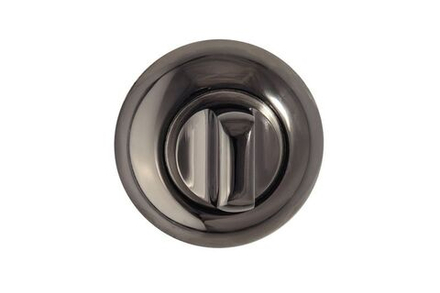 Завертка к ручкам PUERTO, черн.ник/ник. мат BK AL 08 BN/SN круглая