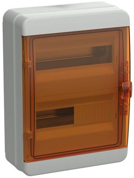 Корпус КМПн-24 TEKFOR IP65 оранж. прозр. дверь пластик. IEK TF5-KP72-N-24-65-K03-K09