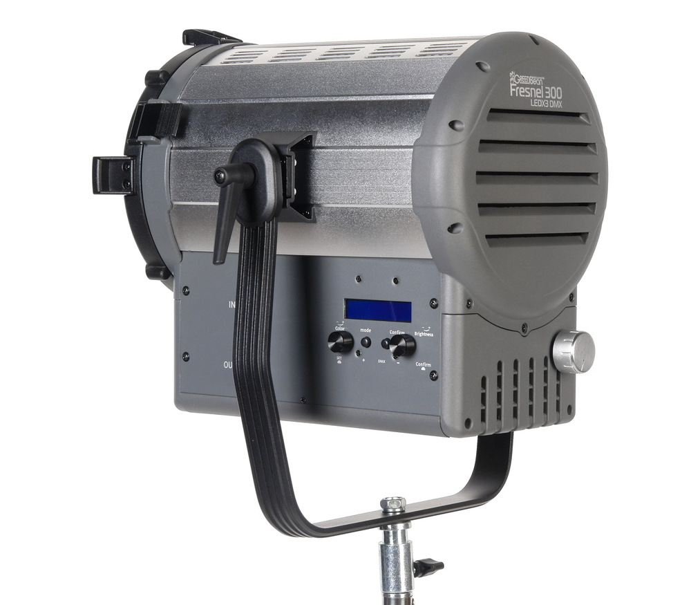 Осветитель GreenBean Fresnel 300 LED X3 Bi-color DMX, светодиодный, 300 Вт, 2800-6500К