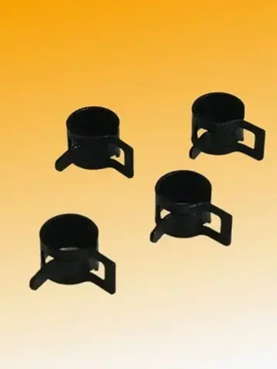 Хомут (4 шт) 8 мм пружинный автомобильный самозажимной