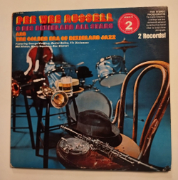 Винтажная виниловая пластинка LP Pee Wee Russell's Dixieland All Stars, The Golden Era Of Dixieland Jazz (USA 1975)