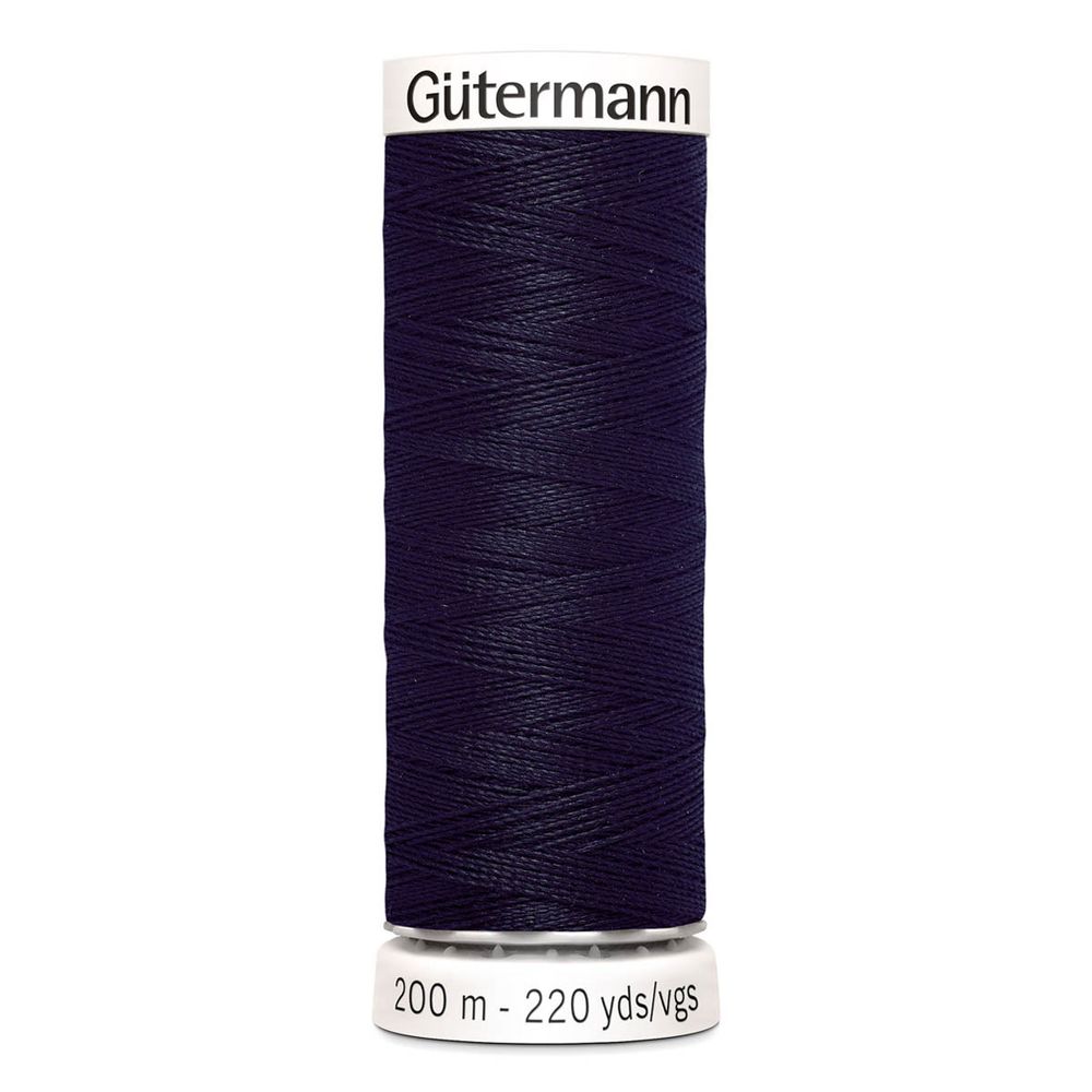 Нитки универсальные Gutermann Sew-all 100 (200 метров), 5 кат. | 665 сине-черный